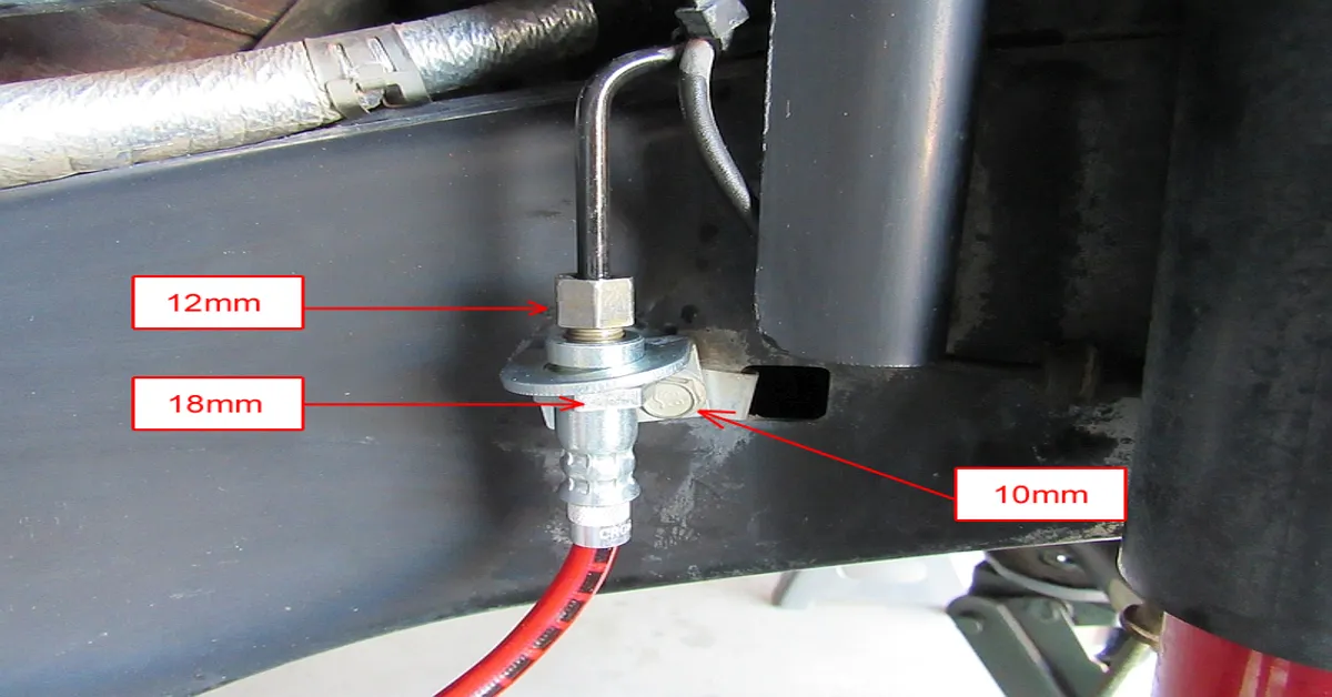 how to loosen brake line fittings